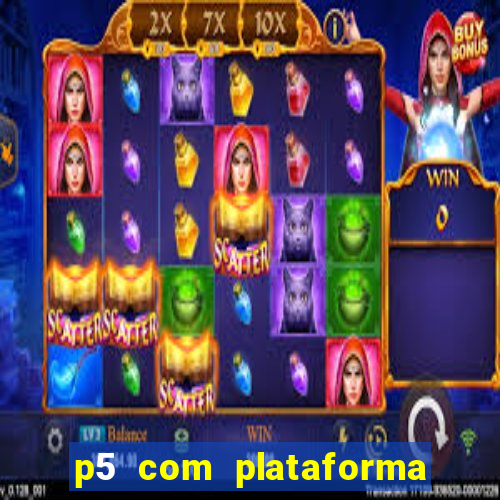 p5 com plataforma de jogos